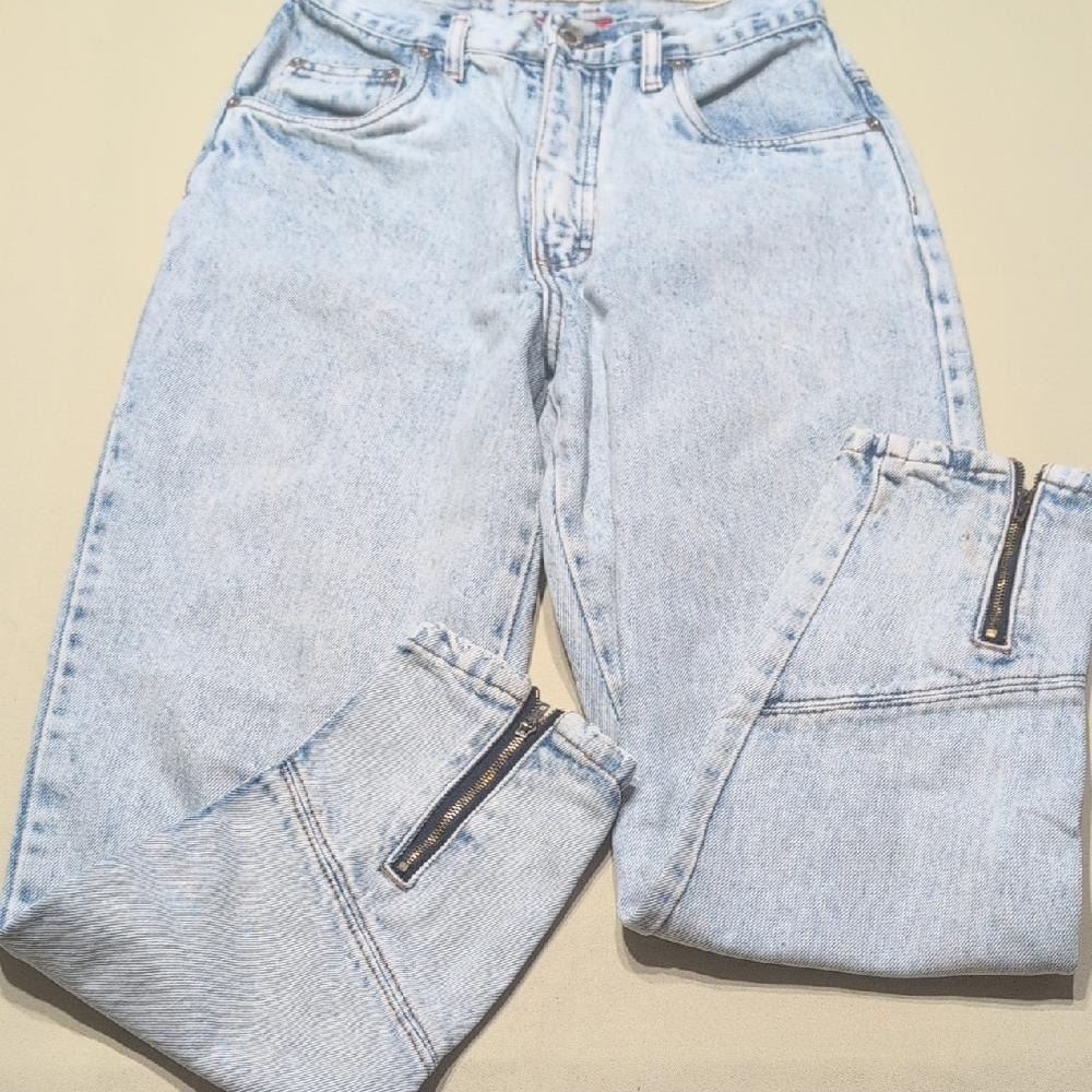 Vintage Bonjour High Waisted Relaxed Fit Tappered Leg Mom Jean Size 7/8 0033